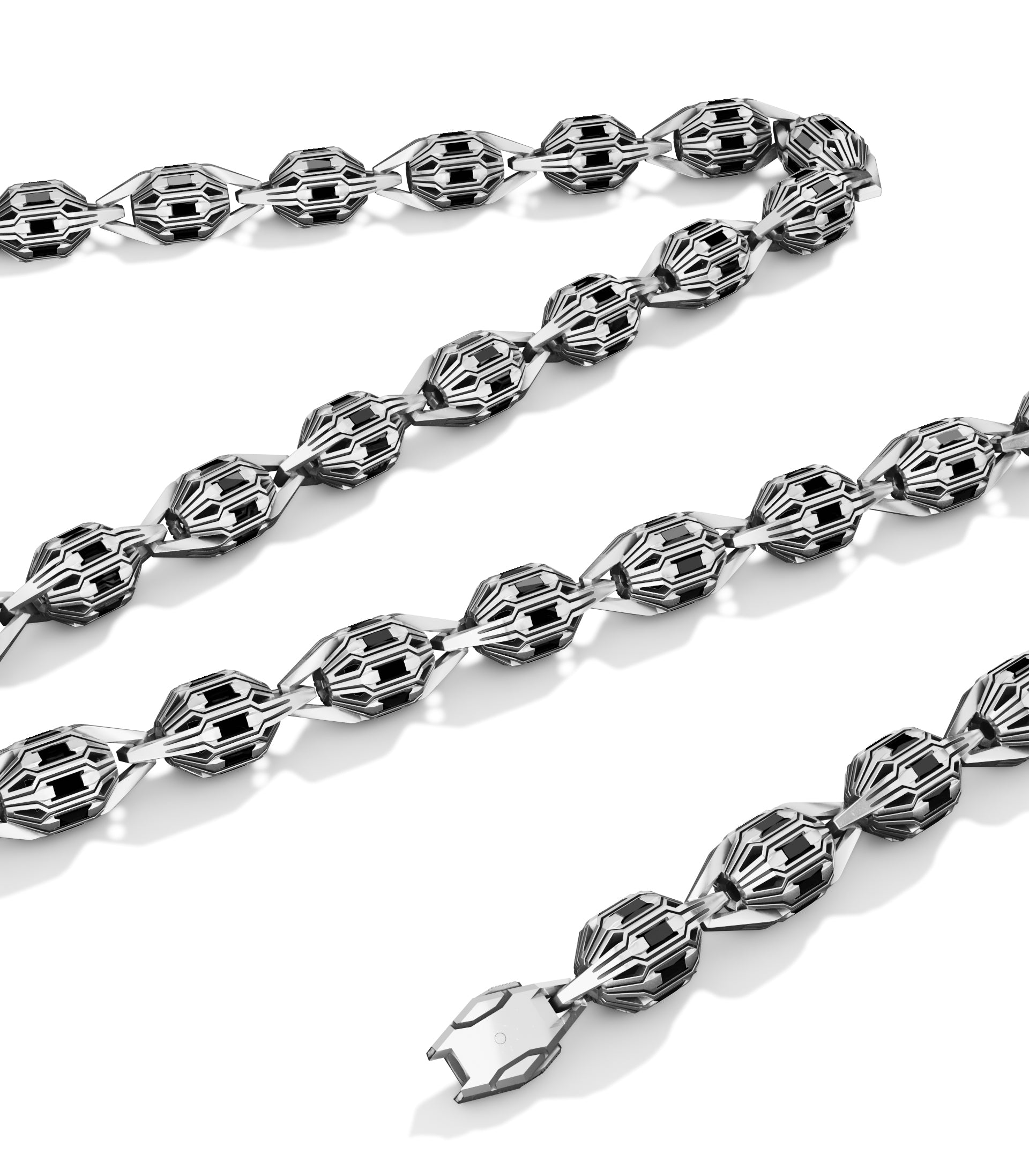 MØSAÏS PARIS 54-EV24-M2 Necklace Spinel vue 2