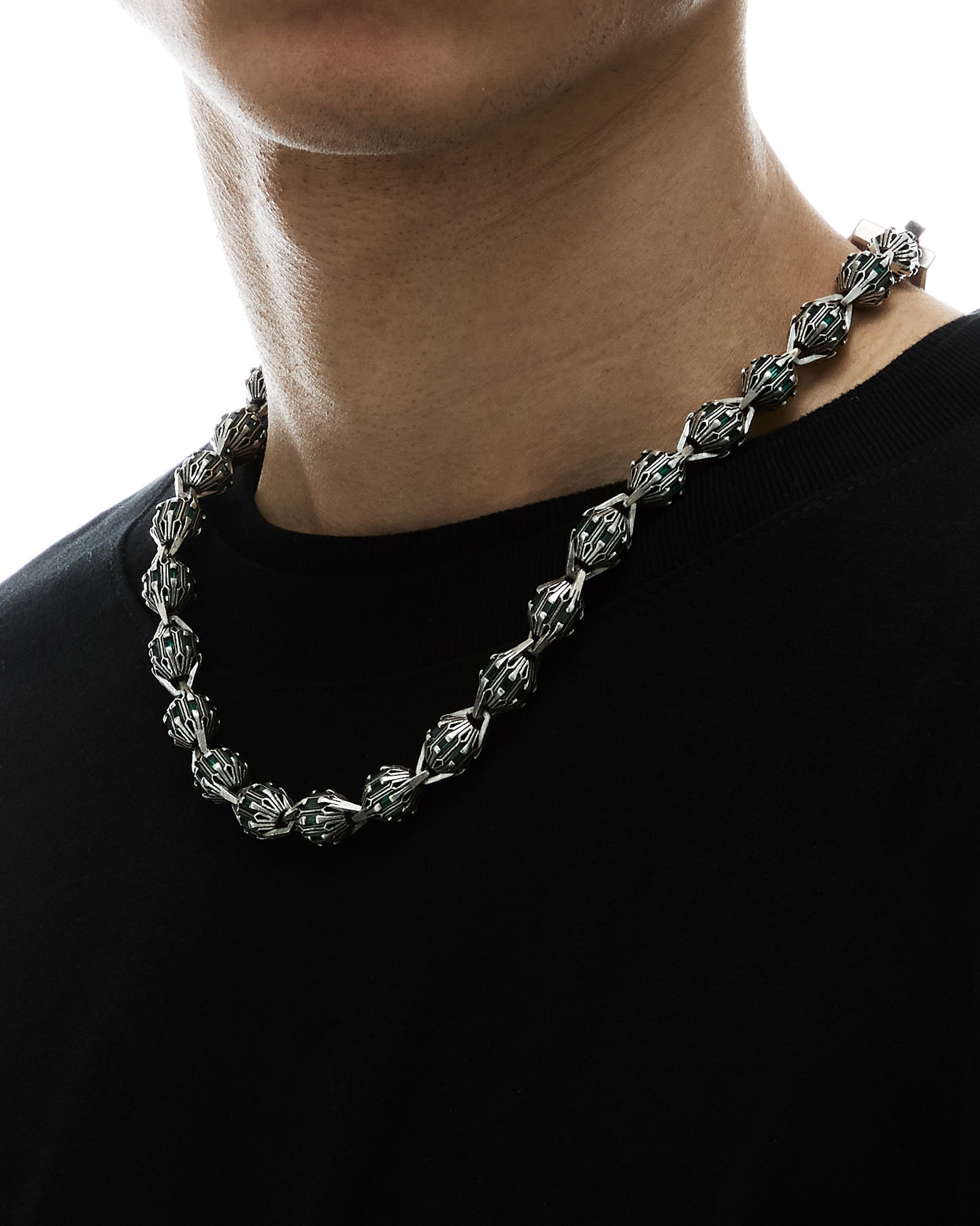 MØSAÏS PARIS 54-EV24-M2 Necklace Silver 925 vue 5