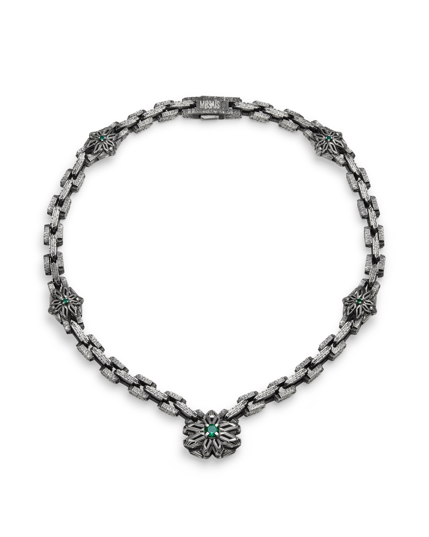 MØSAÏS PARIS AZK-ORCHID V-Core Necklace Silver 925
