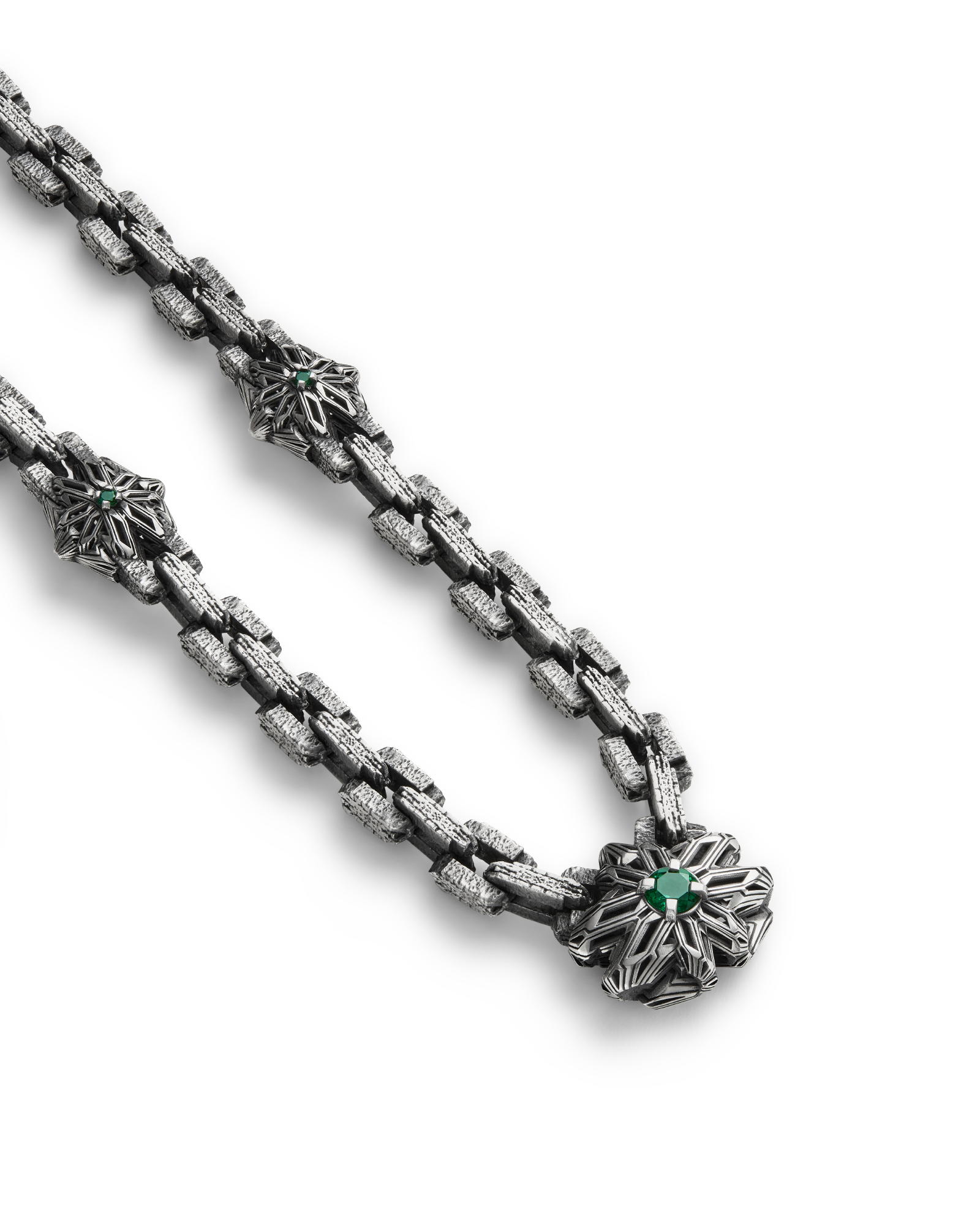 MØSAÏS PARIS AZK-ORCHID V-Core Necklace Silver 925