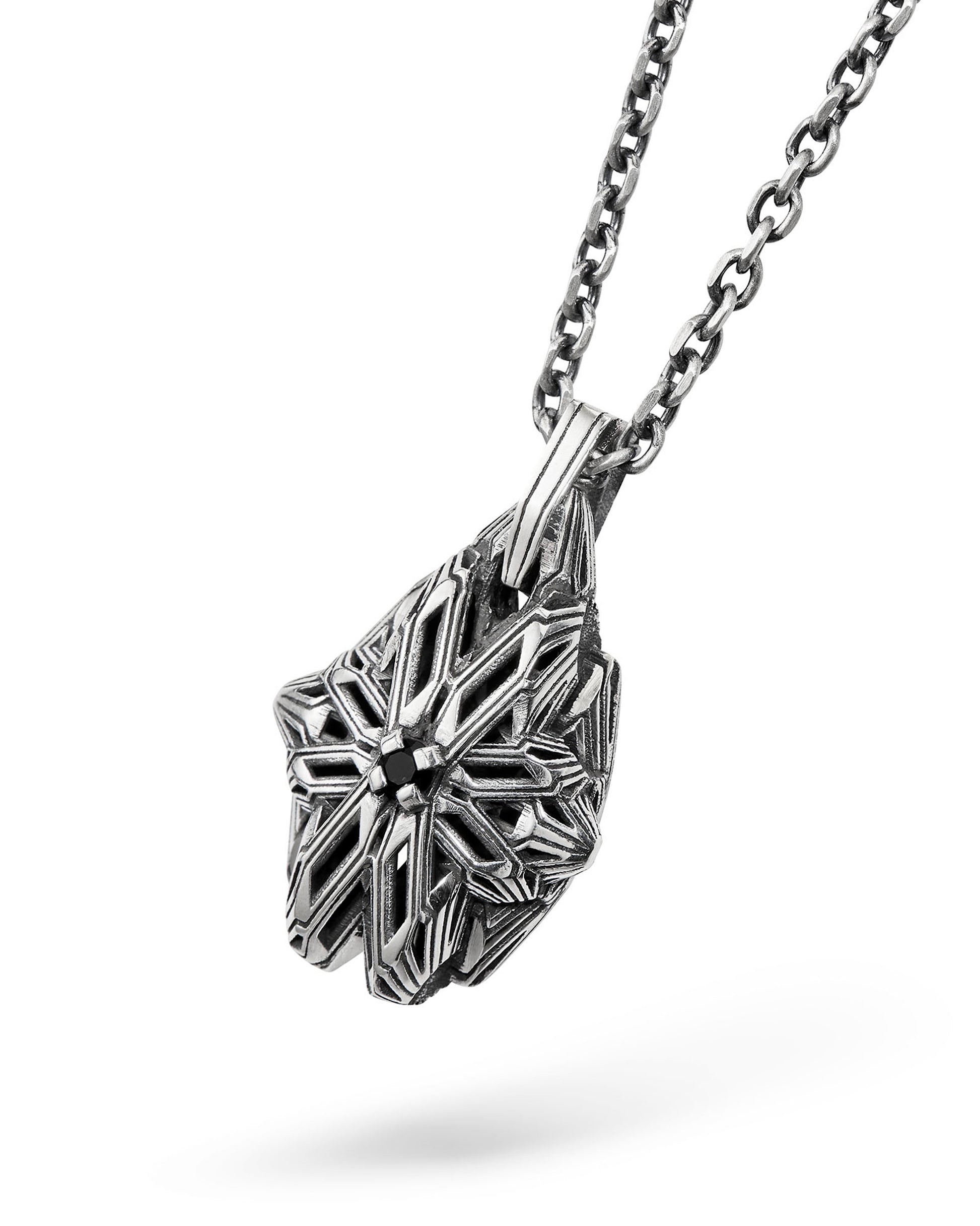 MØSAÏS PARIS Orchid Pendant Spinel vue 1