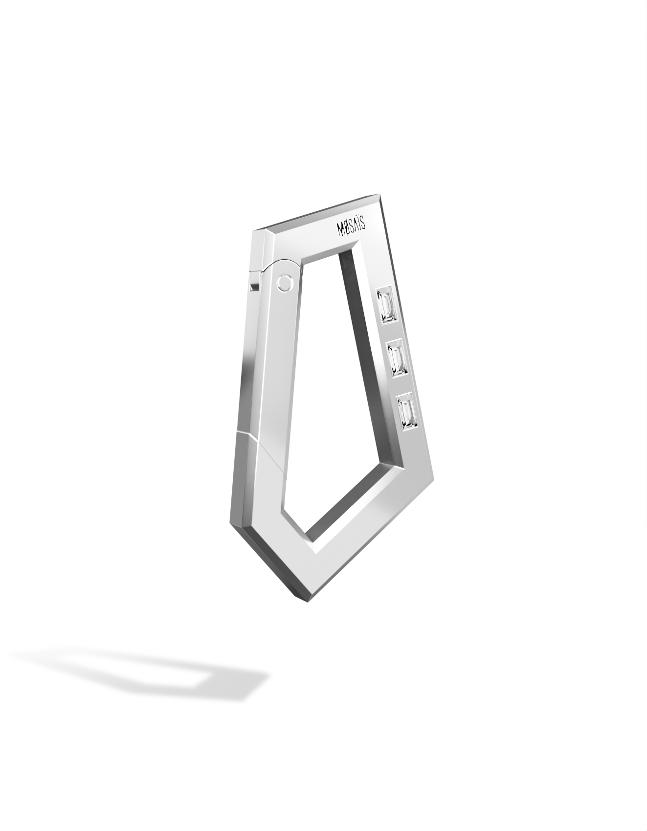 MØSAÏS PARIS EV-24-01 Carabiner Diamond GIA VS1 vue 1