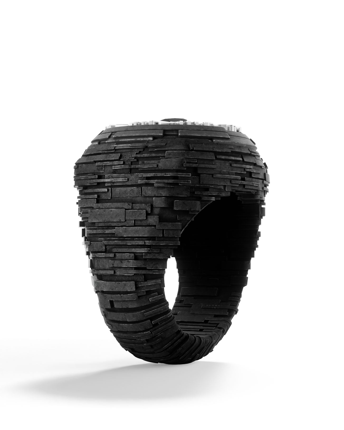 MØSAÏS PARIS NFO-001 Ring Silver 925 vue 03