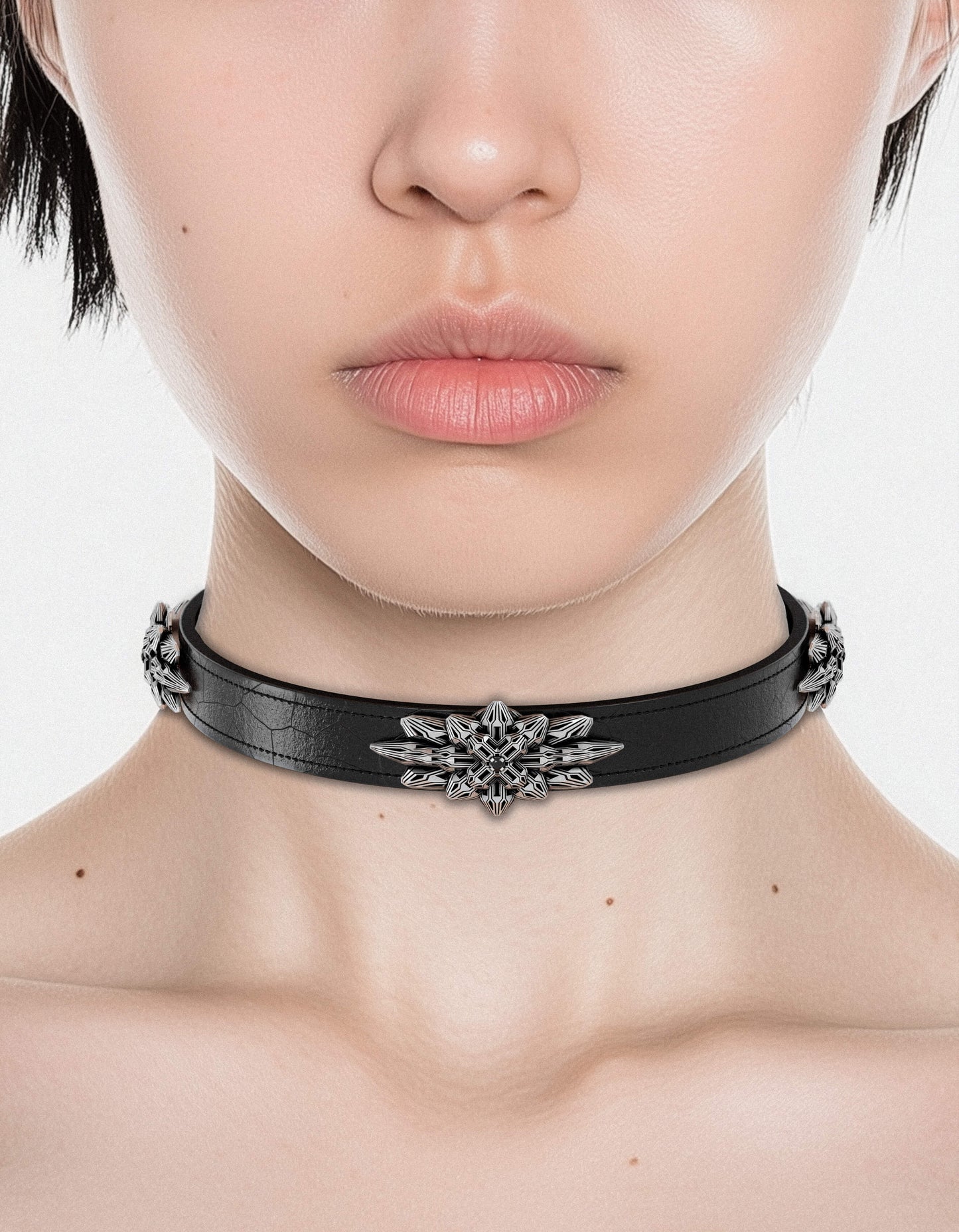 MØSAÏS PARIS ORCHID [ 015-X3 ] Choker Silver 925 vue 3