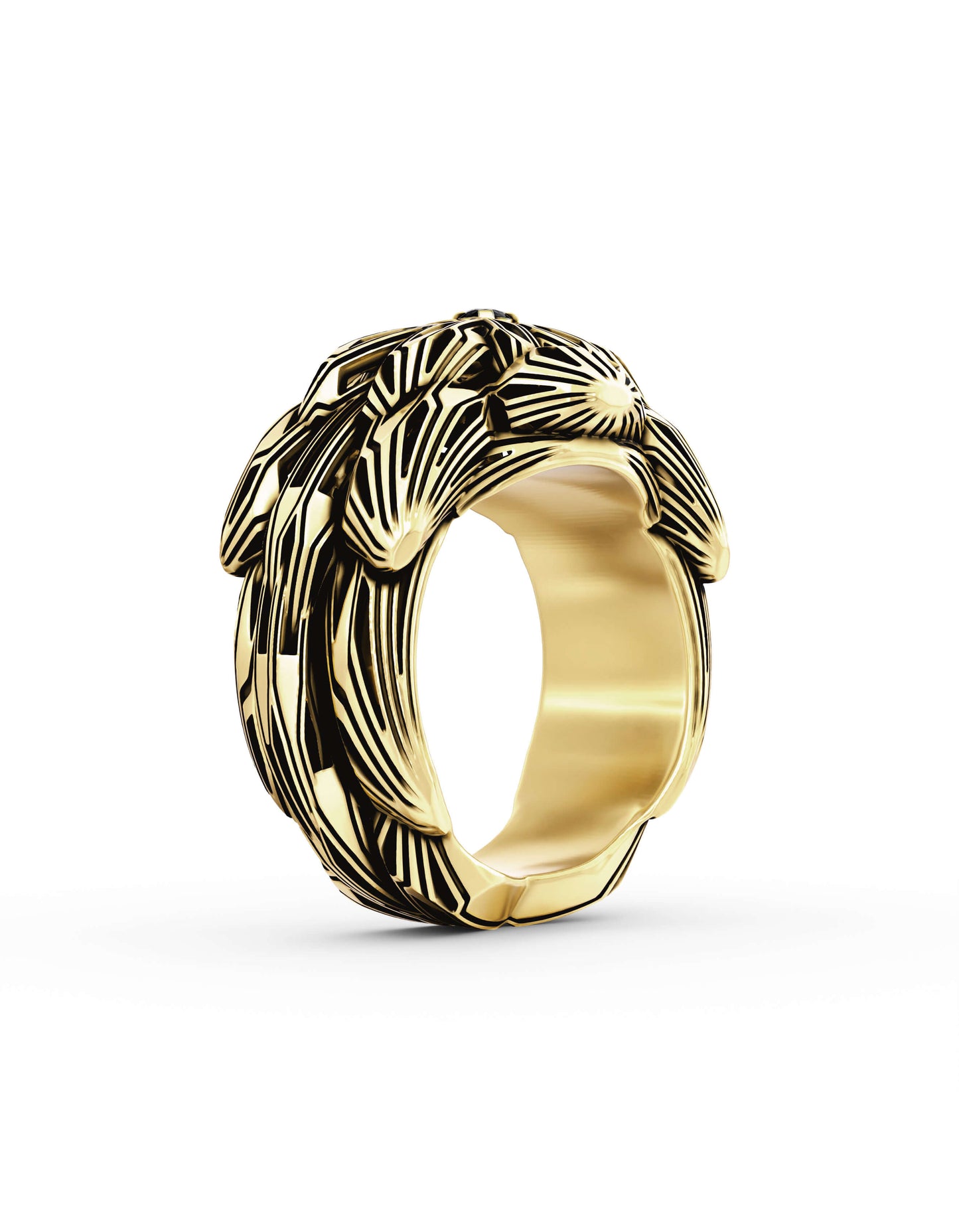 MØSAÏS PARIS Orchid-OG Ring Spinel vue 2