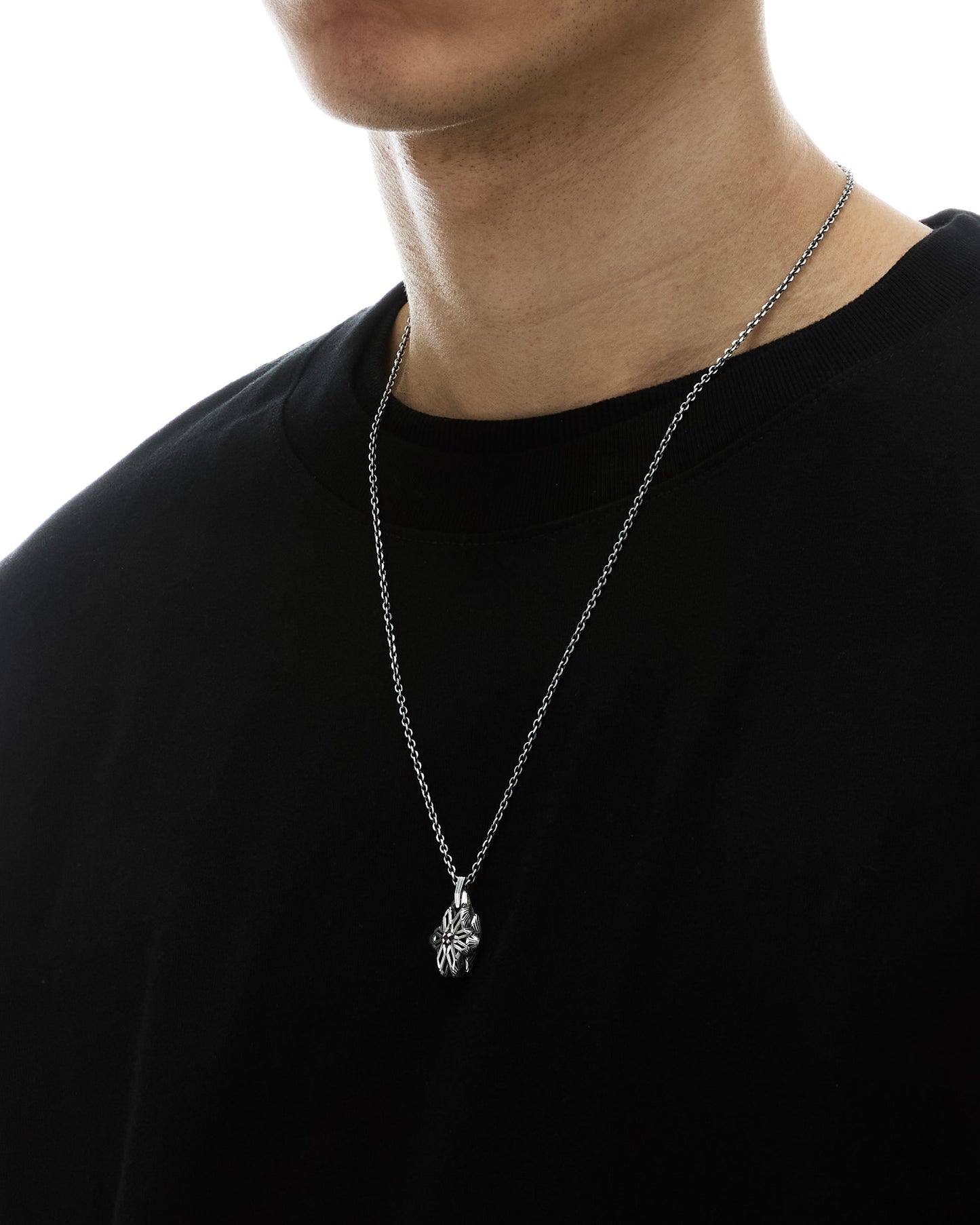 MØSAÏS PARIS Orchid Pendant Silver 925 vue 3